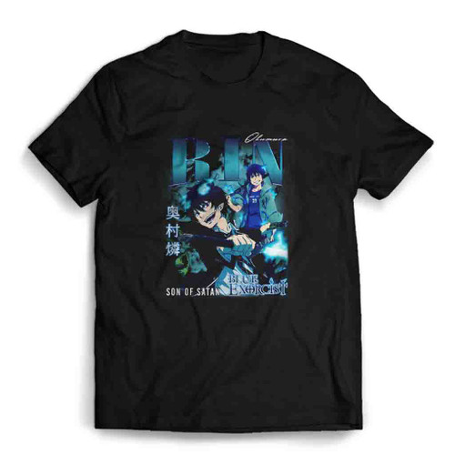 Rin Okumura Son Of Satan Blue Exorcist Anime Mens T-Shirt Tee