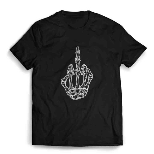 Skeleton Hand Fuck Off Mens T-Shirt Tee Skeleton Hand Fuck Off Mens T-Shirt Tee