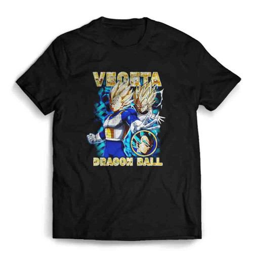 Style Anime Dragon Ball Vegeta Mens T-Shirt Tee