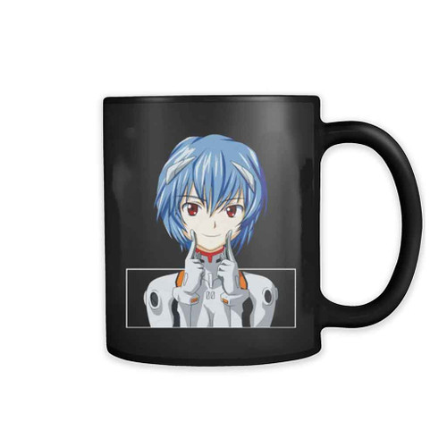 Rei Ayanami Neon Genesis Evangelion Love Logo Art Mug