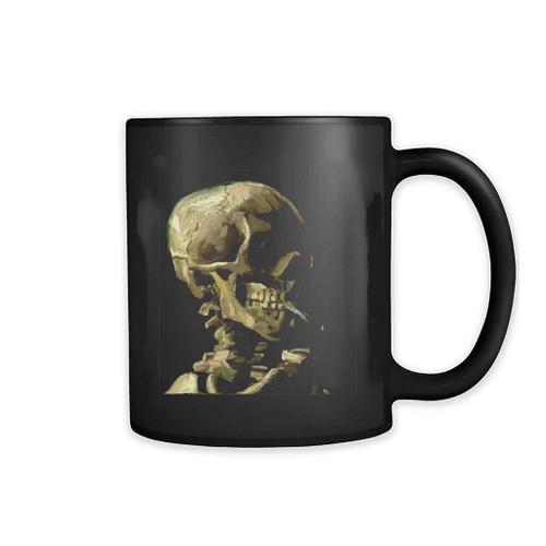 Smoking Skeleton Halloween Mug