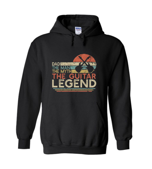 The Man The Myth The Guitar Legend Unisex Hoodie
