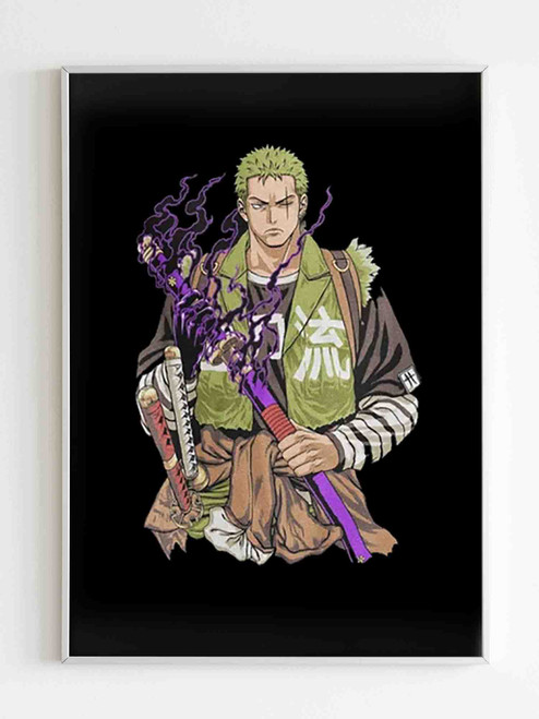 Roronoa Zoro Art One Piece Anime Poster