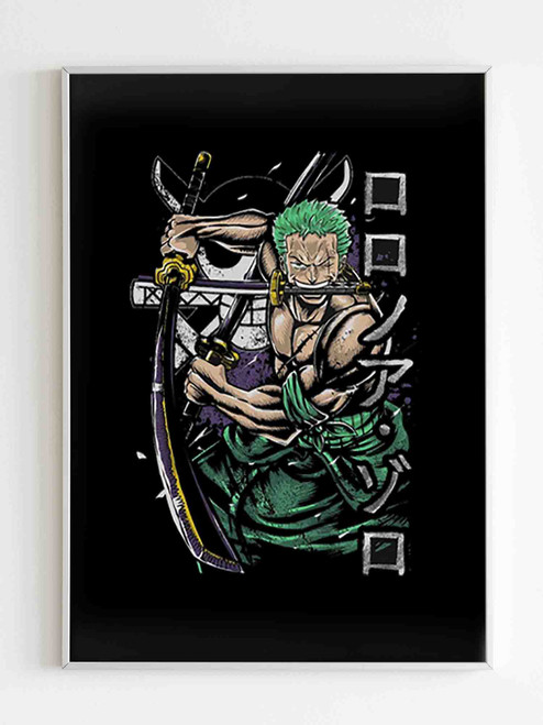 Roronoa Zoro One Piece Anime Poster