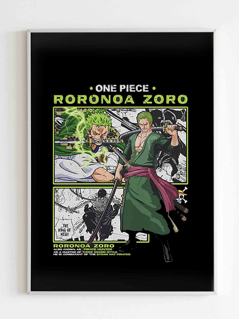 Roronoa Zoro One Piece Anime Poster