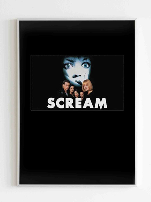 Scream Movie Vintage Love Logo Art Poster