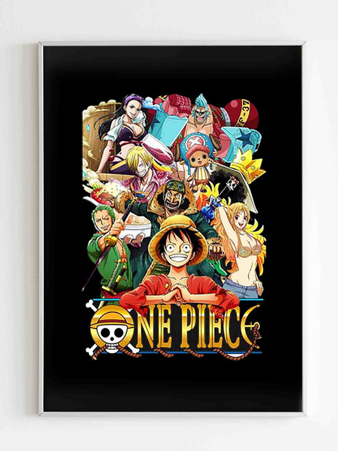 Straw Hat Crew Anime One Piece Poster