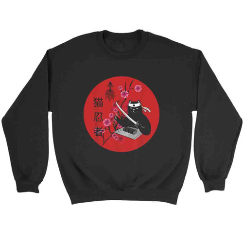 Anime Sushi Cat Cherry Blossom Sweatshirt Sweater
