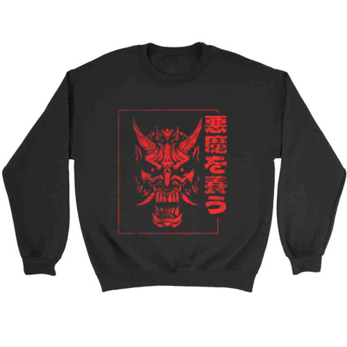 Oni Demon Japanese Devil Sweatshirt Sweater