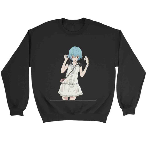 Rei Ayanami Neon Genesis Evangelion Logo Art Sweatshirt Sweater