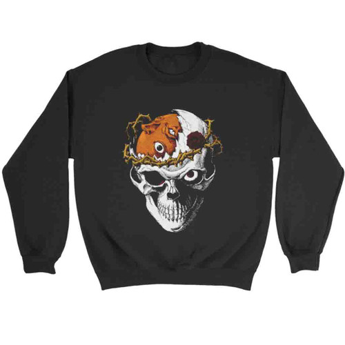 Skull Knight With Behelit Logo Art Sweatshirt Sweater