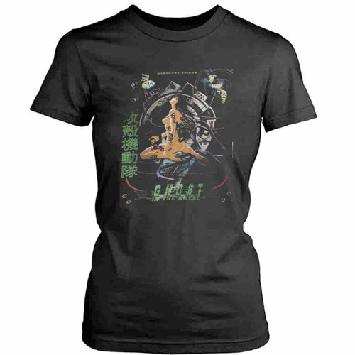Ghost In The Shell Anime Womens T-Shirt Tee