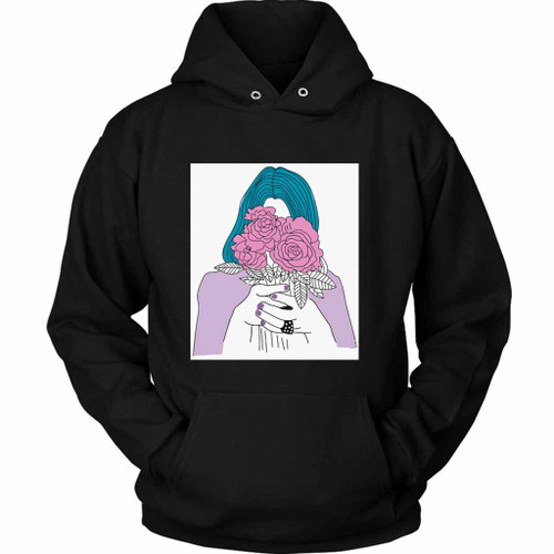 Kawaii Pastel Flower Girl Unisex Hoodie