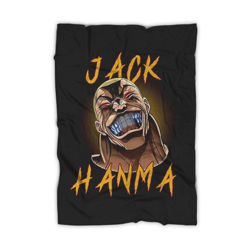 Jack Hanma Evil Smile Baki Hanma Baki The Grappler Blanket