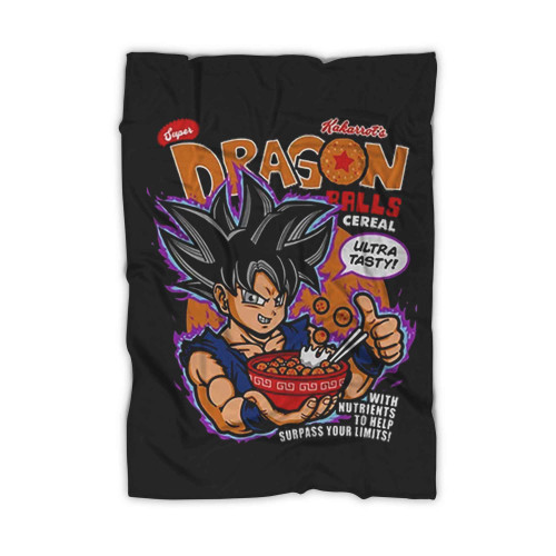 Super Dragon Balls Cereal Portrait Blanket