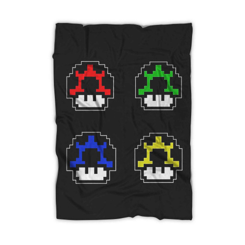 Super Mario Mushroom Blanket