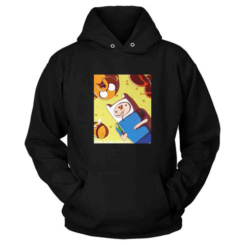 Adventure Time Finn Jake Logo Art Hoodie