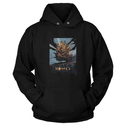 Howl Moving Castle Poster Ghibli Studio Hoodie