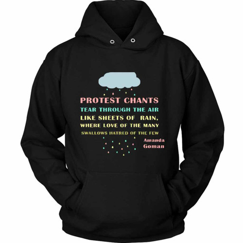 Amanda Gorman Rain Unisex Hoodie