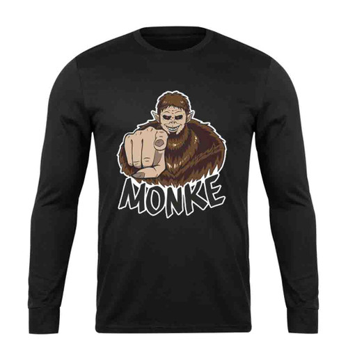 Beast Titan Monke Anime Manga Long Sleeve T-Shirt Tee