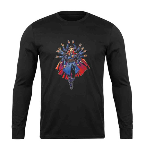 Dr Strange Avengers Art Logo Long Sleeve T-Shirt Tee