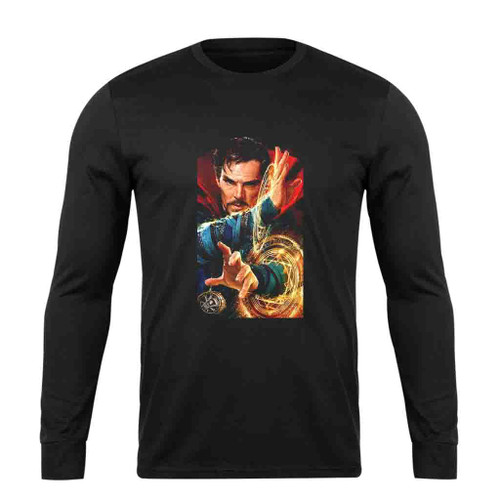 Dr Strange Avengers Logo Art Long Sleeve T-Shirt Tee