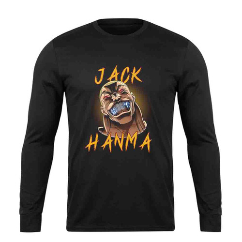 Jack Hanma Evil Smile Baki Hanma Baki The Grappler Long Sleeve T-Shirt Tee