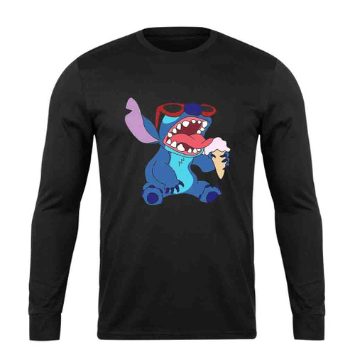 Stitch Ice Cream Lilo And Stitch Long Sleeve T-Shirt Tee