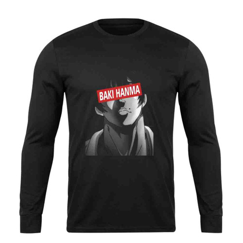 Vintage Baki Grappler Baki Hanma Bakii The Grrappler Long Sleeve T-Shirt Tee