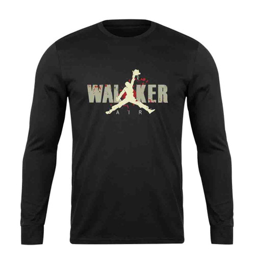 Walking Dead Zombie Air Jordan Long Sleeve T-Shirt Tee