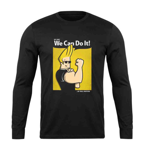 We Can Do It Johnny Bravo Vintage Long Sleeve T-Shirt Tee