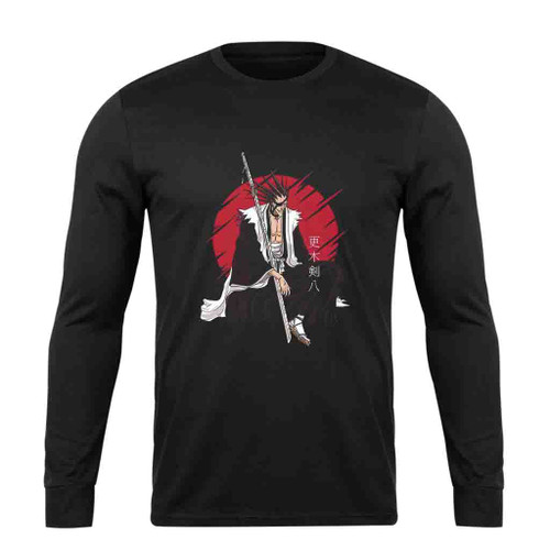 Zaraki Kenpachi Logo Art Long Sleeve T-Shirt Tee