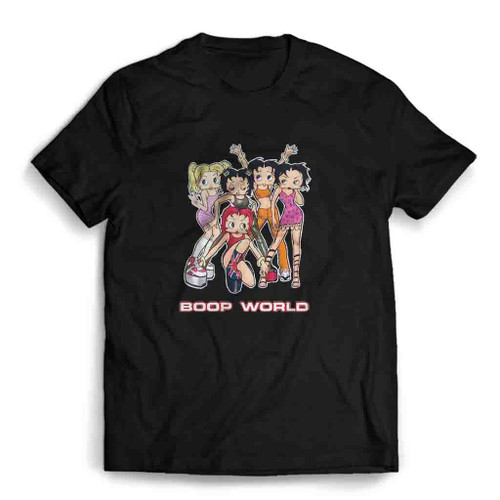 Betty Boop Spice Girls Boop Spice World Mens T-Shirt Tee