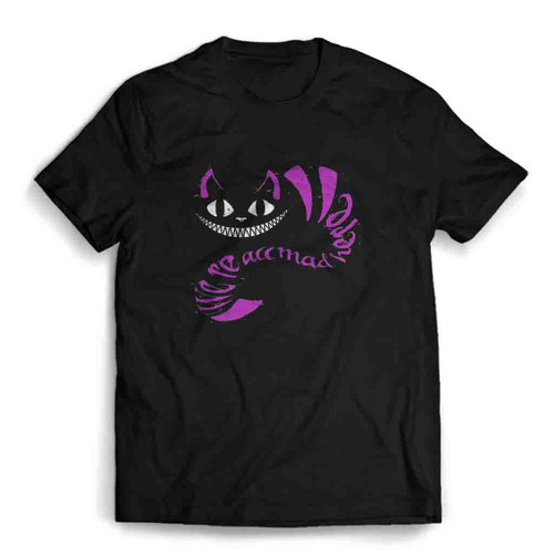 Cheshire Cat Alice In Wonderland Logo Art Mens T-Shirt Tee