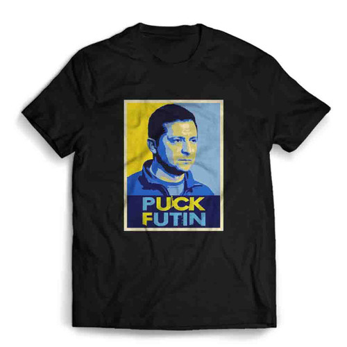 Zelensky Puck Futin Ukraine Mens T-Shirt Tee