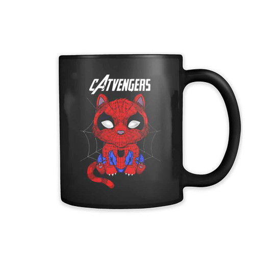 Cat Spiderman Avengers Mug