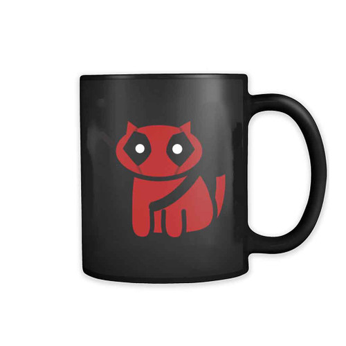 Catpool Deadpool Love Art Mug