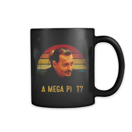 Johnny Depp Mega Pint Logo Art Mug