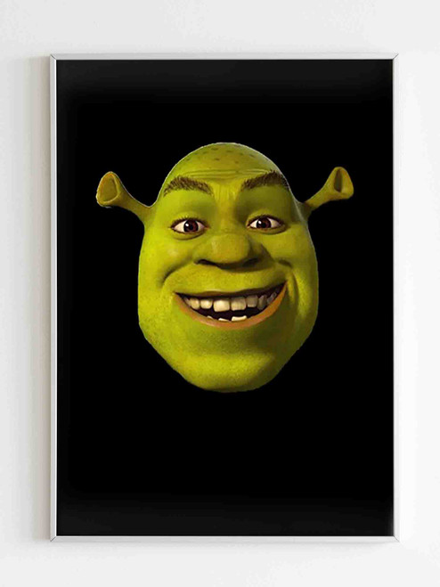 Shrek Face Photo Logo Poster