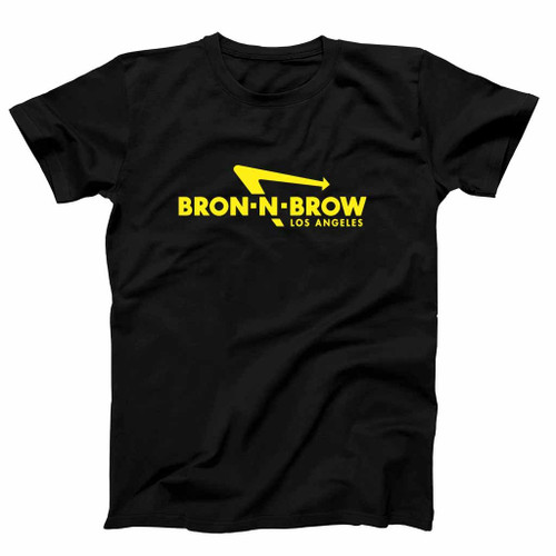 Lebron N Brow Purple Lakers Man's T-Shirt Tee