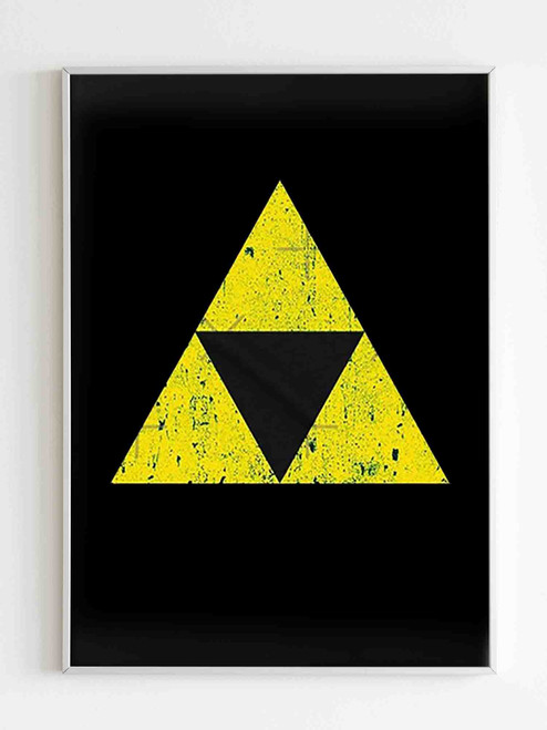 The Legend Of Zelda Breath Of The Wild Triforce Poster