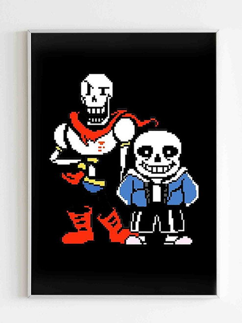 Undertale Sans Papyrus Poster