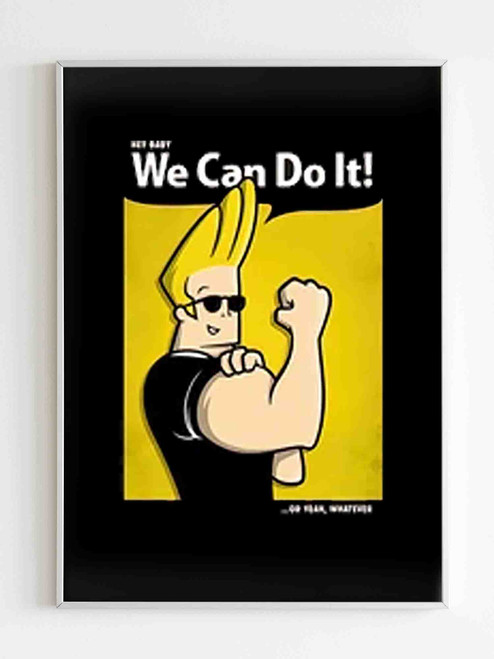 We Can Do It Johnny Bravo Vintage Poster