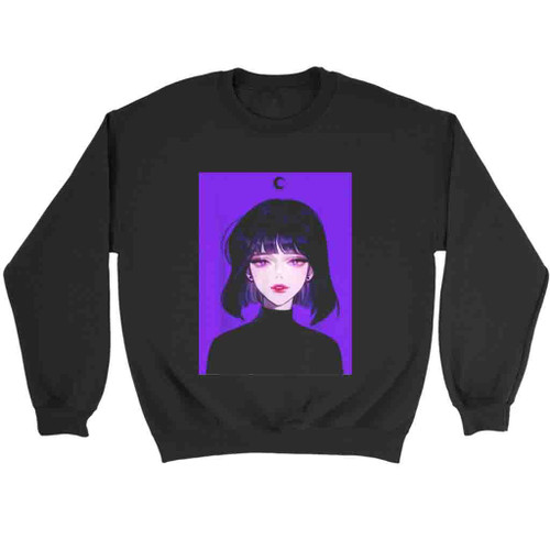 Anime Girl Kawaii Gothic Waifu Sweatshirt Sweater