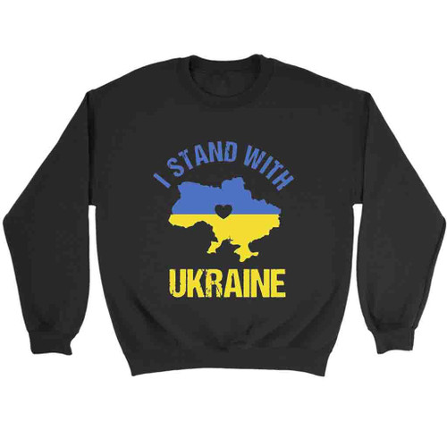 I Stand With Ukraine Love Sweatshirt Sweater