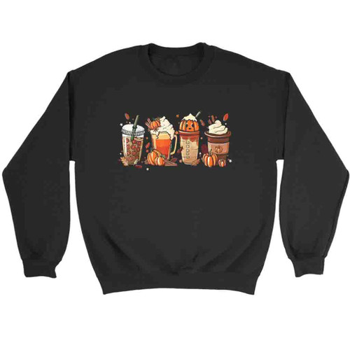 Pumpkin Spice Coffee Latte Fall Sweatshirt Sweater