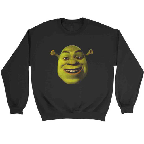 Shrek Face Photo Logo Sweatshirt Sweater