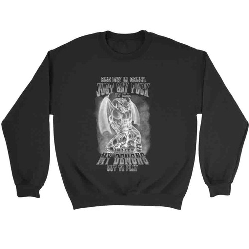 Skull And Bones My Demons Sweatshirt Sweater