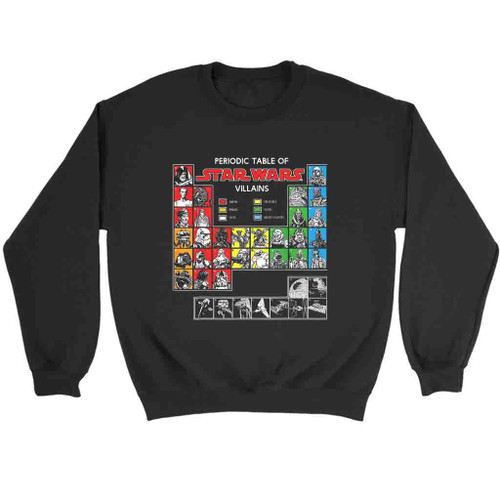 Star Wars Darth Vader Periodic Table Sweatshirt Sweater