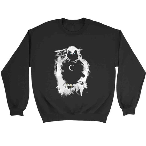 Thye Moon Knight Logo Art Sweatshirt Sweater